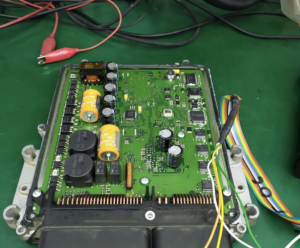 ECU bench tuning process – engine control unit opened for software modification - Euro Car Electronics - eurocarelectronics.com.au