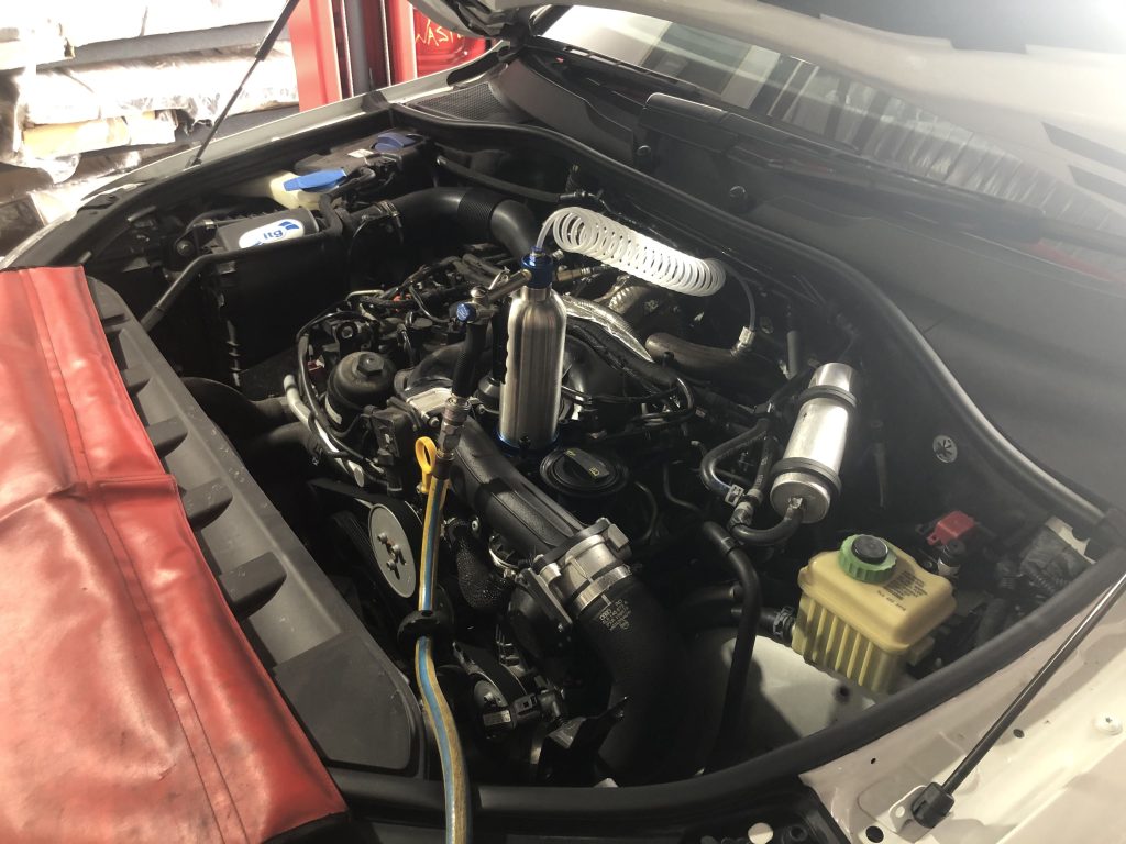 PowerMax Top Gun DPF cleaning machine in use restoring diesel particulate filter performance - Euro Car Electronics - eurocarelectronics.com.au