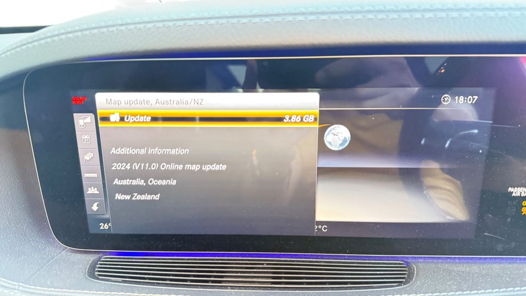 Mercedes S-Class W222 Japan import conversion to Australian specification – Euro Car Electronics workshop