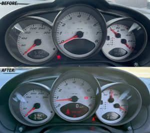 Porsche Central LCD Instrument Cluster Display Repair Service